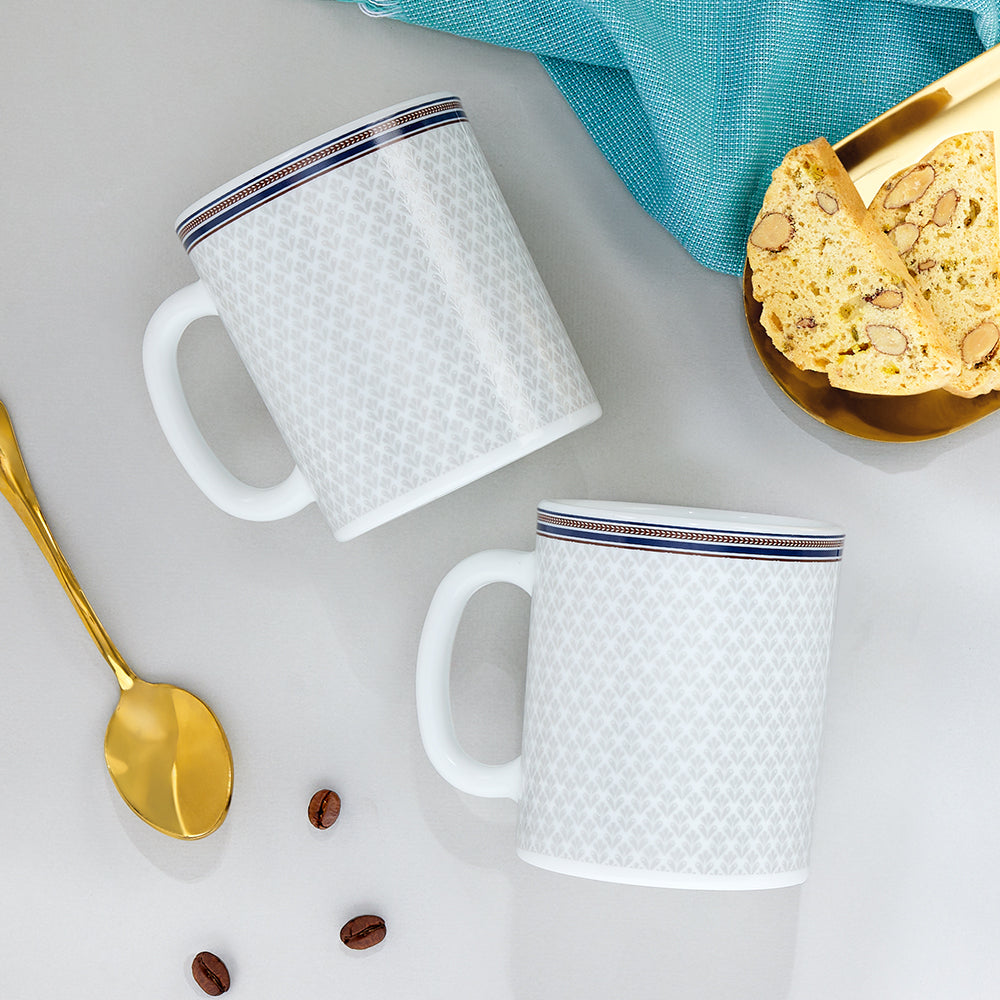Larah By Borosil Starlight Mug Set, 320 ml 320 ml x 2