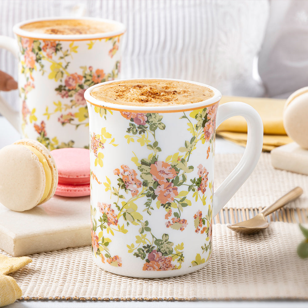 Larah By Borosil Amora Mug Set, 350 ml 350 ml x 2