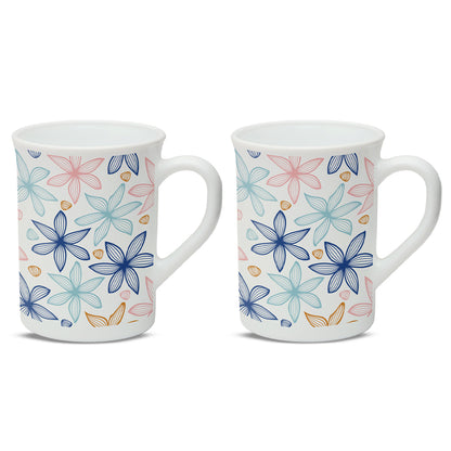 Larah Blue Dawn Opalware Mug Set