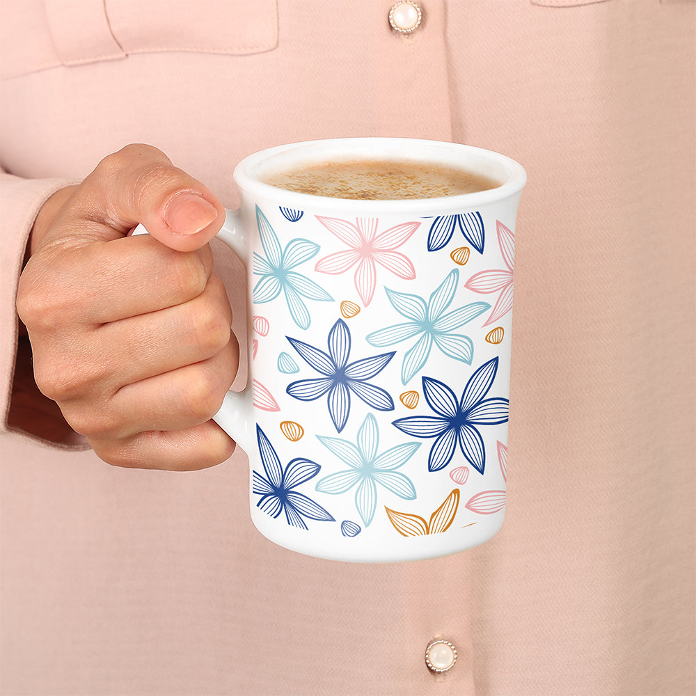 Larah Blue Dawn Opalware Mug Set