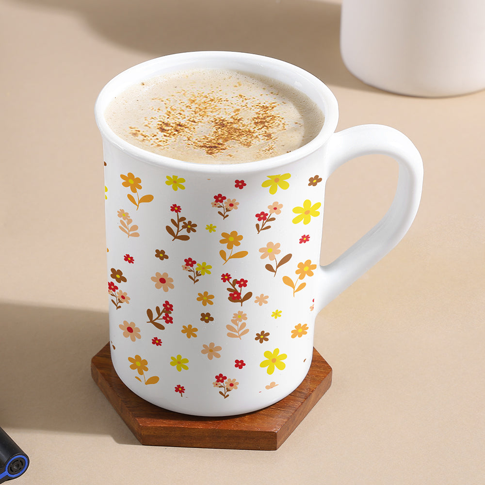 Larah Flora Sunset Opalware Mug Set