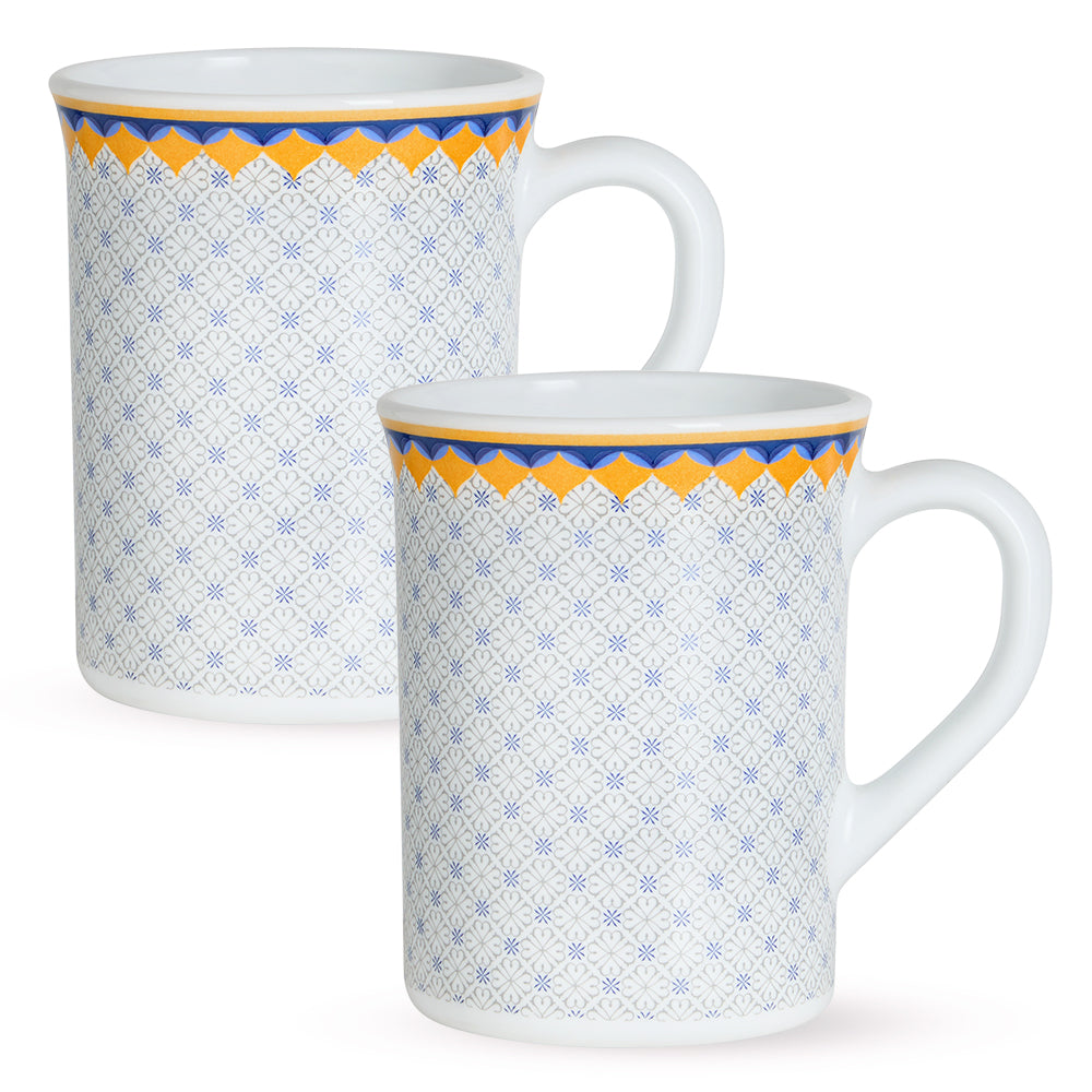 Larah By Borosil Kosmia Mug Set, 350 ml