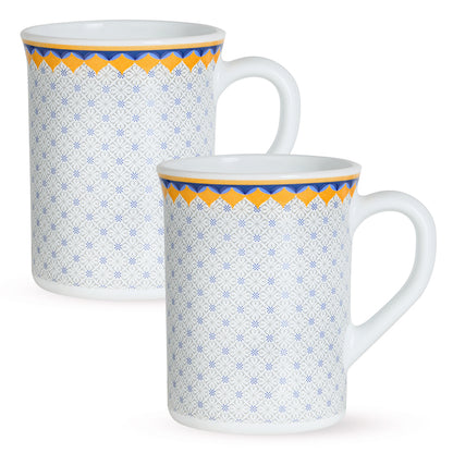 Larah By Borosil Kosmia Mug Set, 350 ml 350 ml x 2