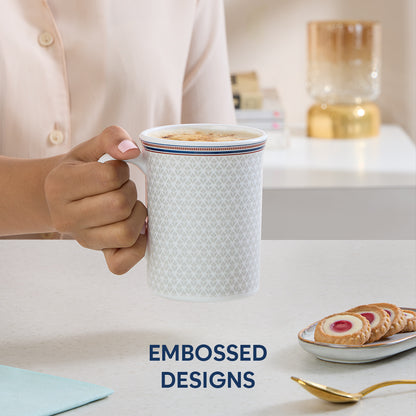 Larah By Borosil Starlight Mug Set, 350 ml 350 ml x 2