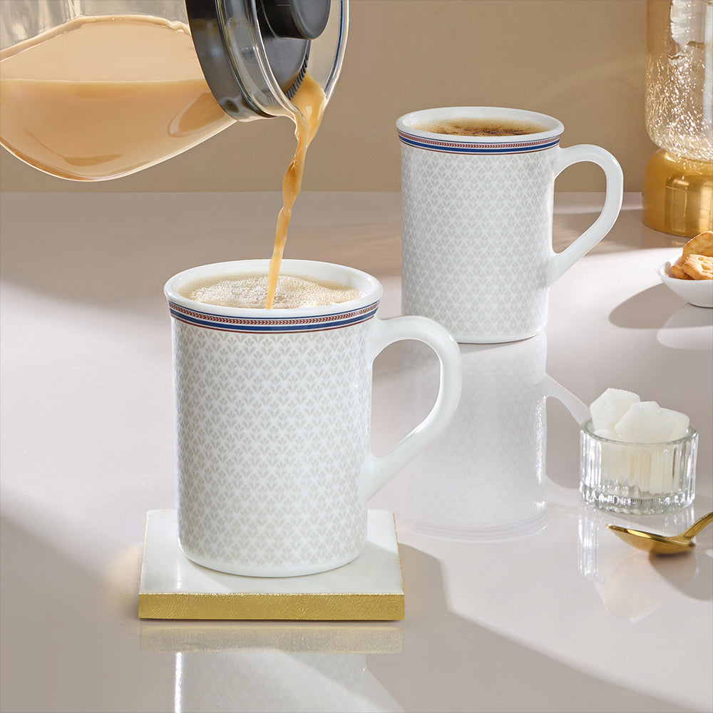 Larah By Borosil Starlight Mug Set, 350 ml 350 ml x 2