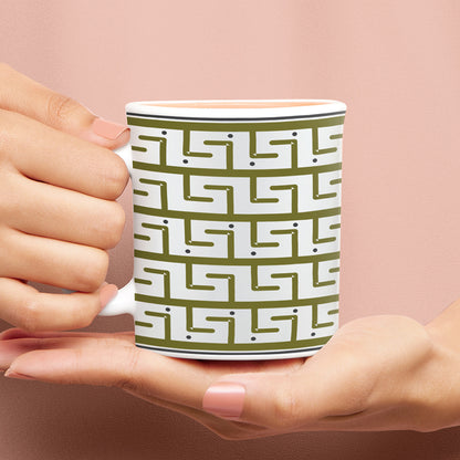 Larah by Borosil Trellis Mug Set 350 ml x 2
