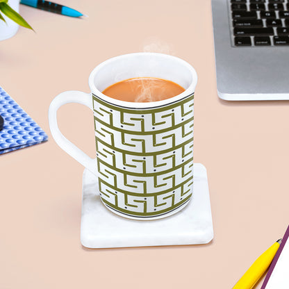 Larah by Borosil Trellis Mug Set 350 ml x 2