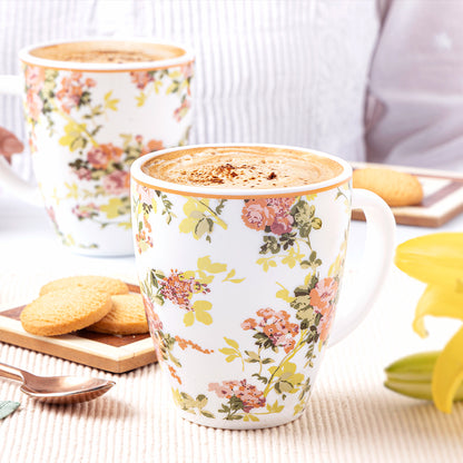 Larah By Borosil Amora Mug Set, 390 ml 390 ml x 2