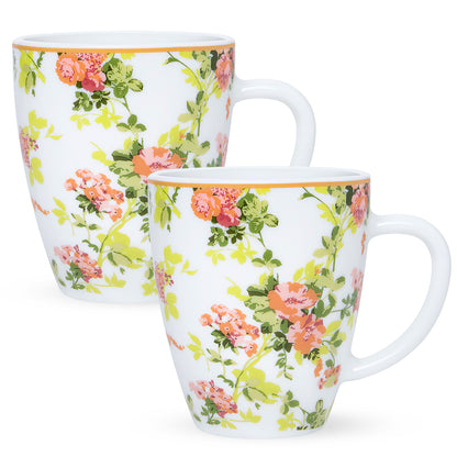 Larah By Borosil Amora Mug Set, 390 ml 390 ml x 2