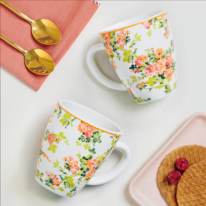 Larah By Borosil Amora Mug Set, 390 ml 390 ml x 2