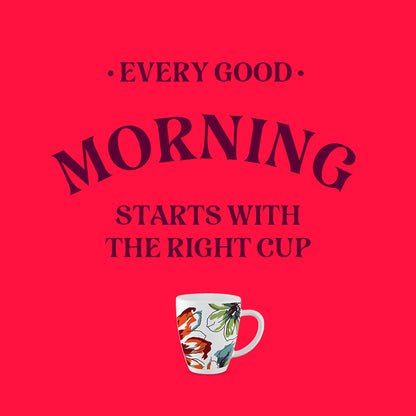 Larah by Borosil Bali Mug Set 400 ml x 2