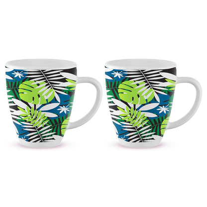 Larah by Borosil Forest Mug Set 400 ml x 2