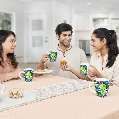 Larah by Borosil Forest Mug Set 400 ml x 2