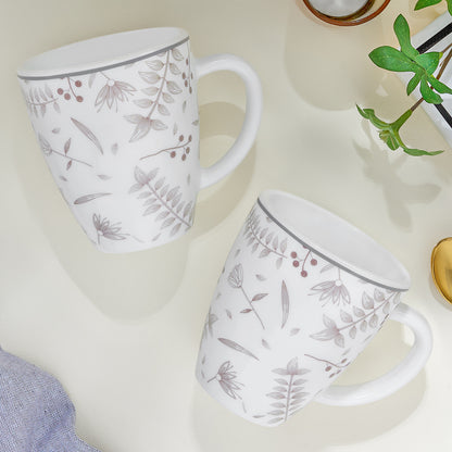 Larah By Borosil Grandeur Mug Set, 390 ml 390 ml x 2