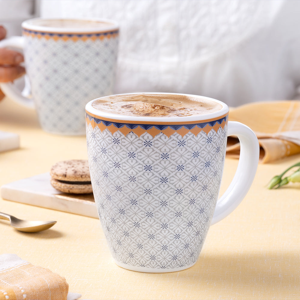 Larah By Borosil Kosmia Mug Set, 390 ml 390 ml x 2