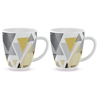 Larah by Borosil Nivaah Mug Set 400 ml x 2