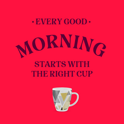 Larah by Borosil Nivaah Mug Set 400 ml x 2