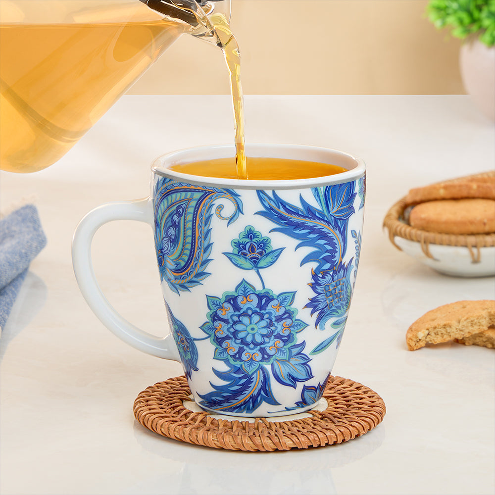 Larah By Borosil New Iris Mug Set, 390 ml 390 ml x 2