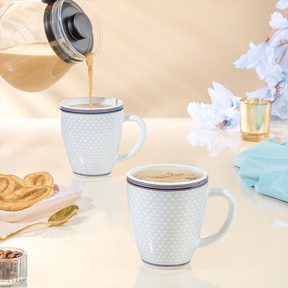 Larah By Borosil Starlight Mug Set, 390 ml 390 ml x 2