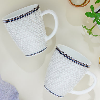 Larah By Borosil Starlight Mug Set, 390 ml 390 ml x 2