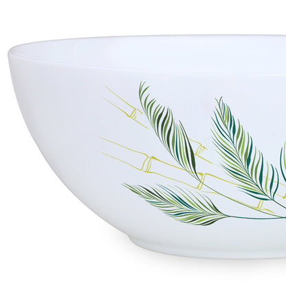 Larah by Borosil Breeze Snack Bowl with Cover 2 pc Set + 2 Lids