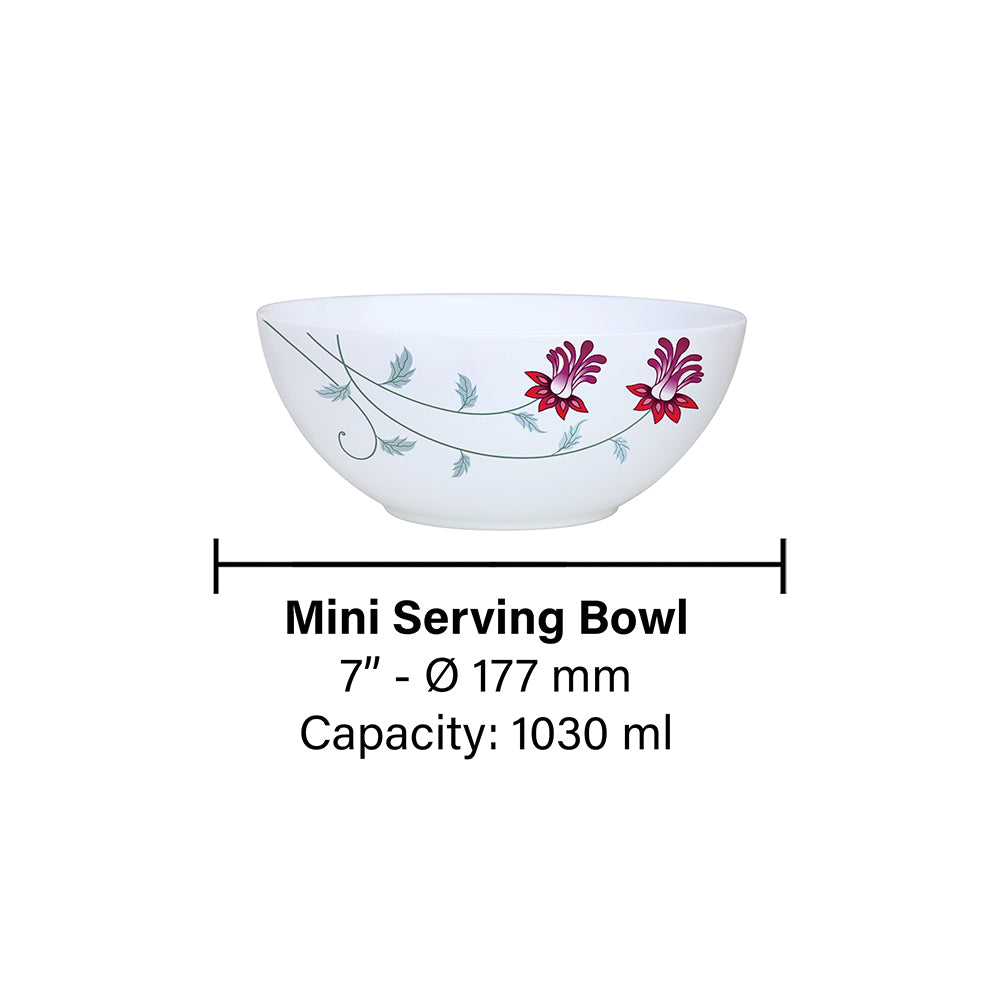 Larah by Borosil Flower Pot Serve n Store 2 pc Set