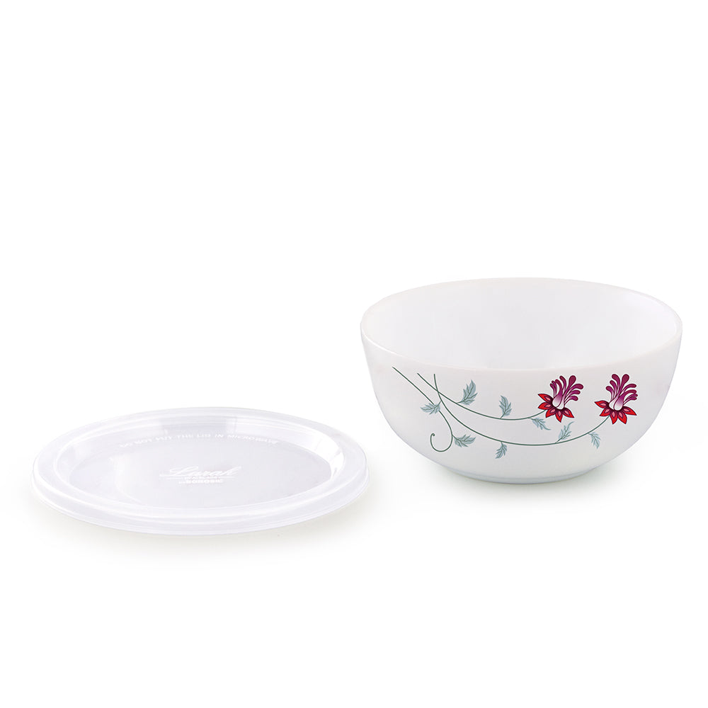Larah by Borosil Flower Pot Serve n Store 2 pc Set