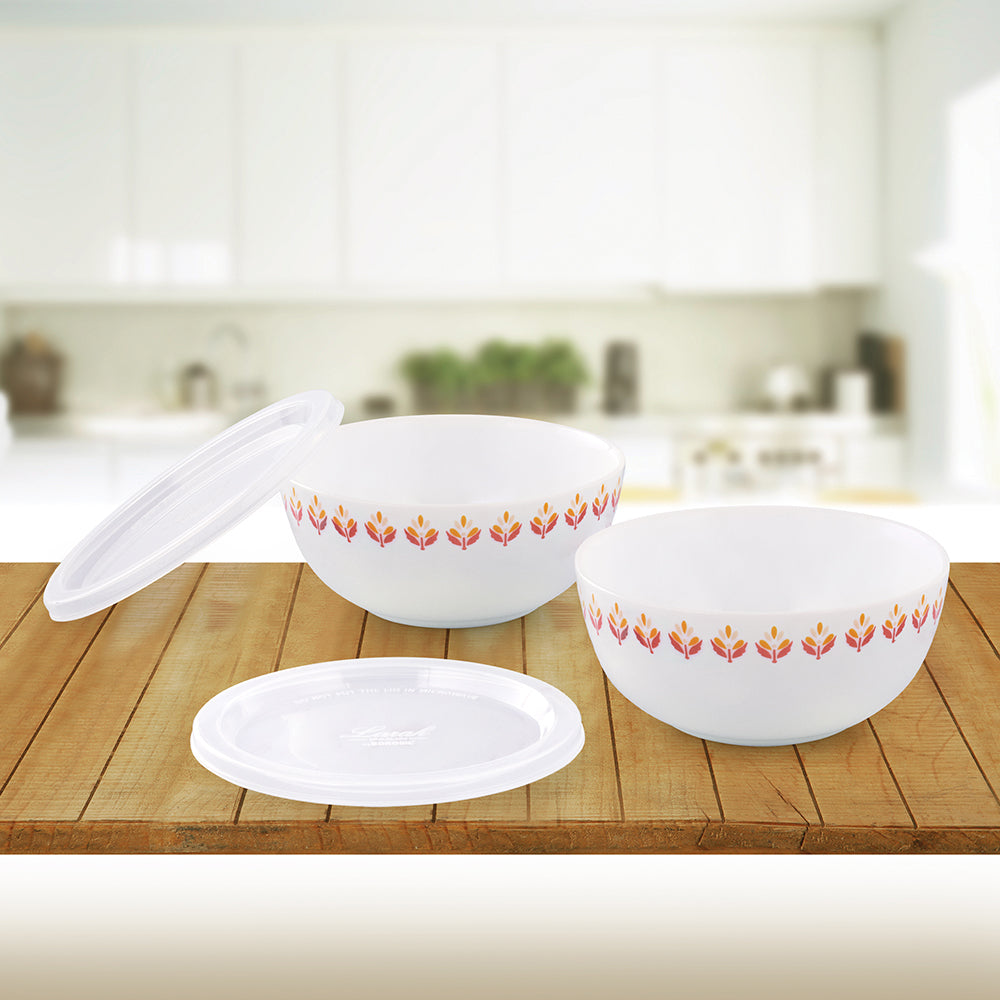 Larah by Borosil Gardenia Serve n Store 2 pc Set