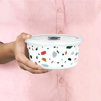 Larah By Borosil Confetti Storage Bowl Set 800 ml x 2