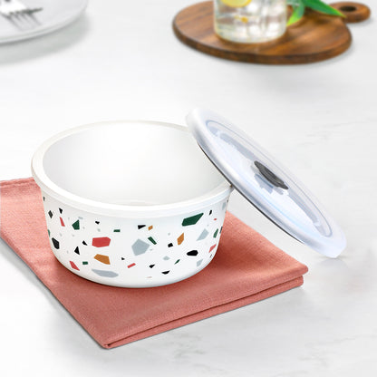 Larah By Borosil Confetti Storage Bowl Set 800 ml x 2