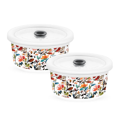 Larah By Borosil Lupin Storage Bowl Set 400 ml x 2