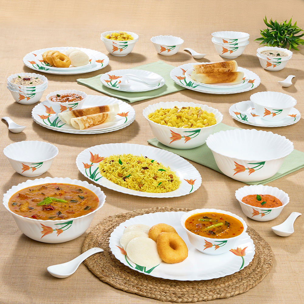 Larah by Borosil Firefly Dinner Set