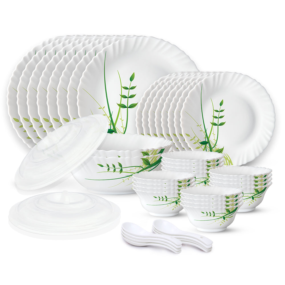 Larah Green Herbs Dinner Set