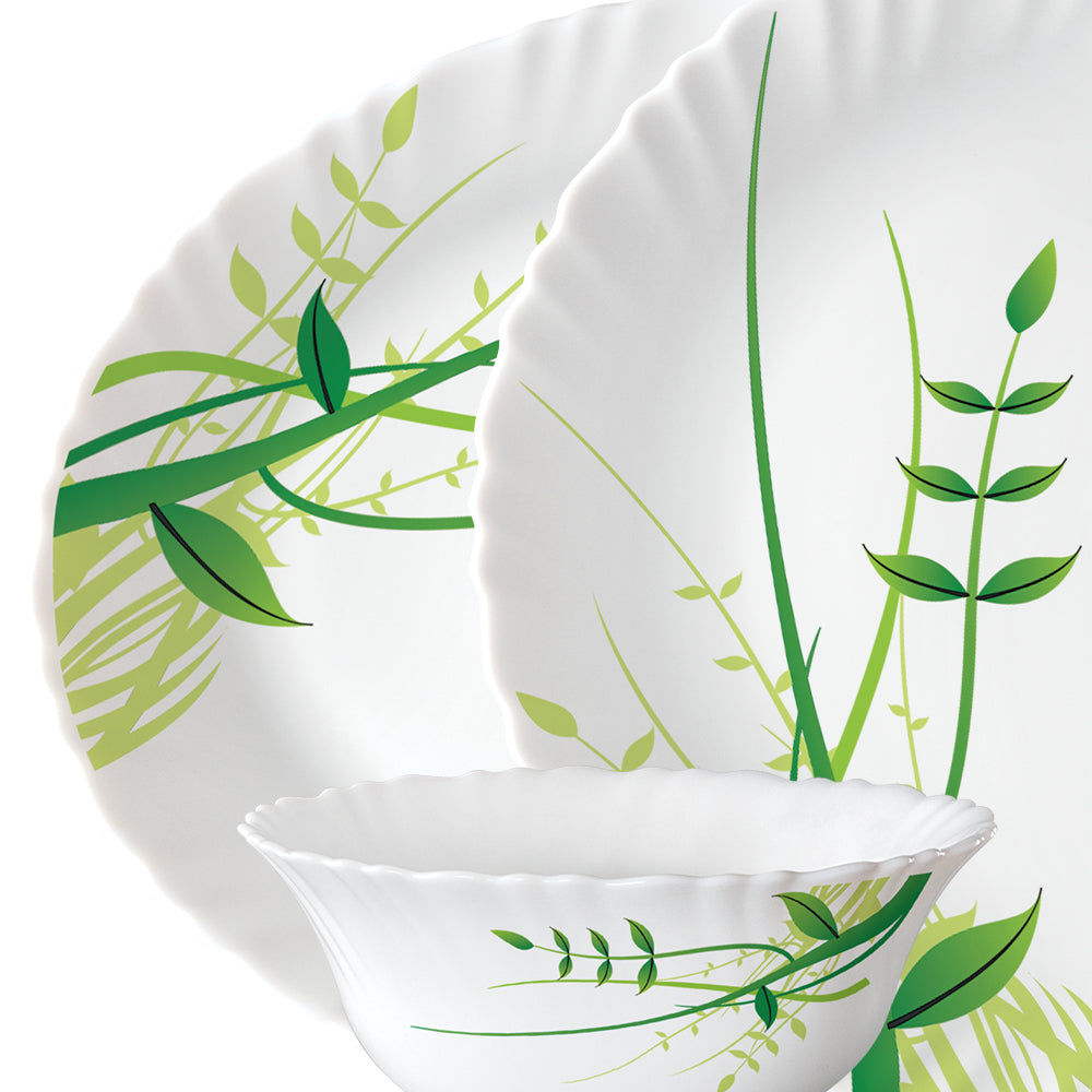 Larah Green Herbs Dinner Set