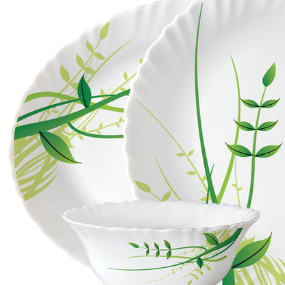 Larah Green Herbs Dinner Set