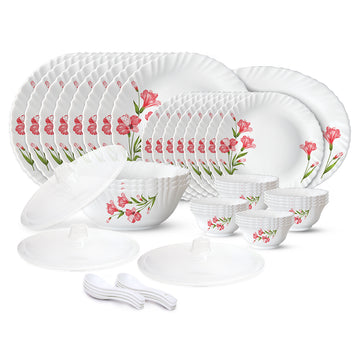 Larah by Borosil, Marina Peach Dinner Set
