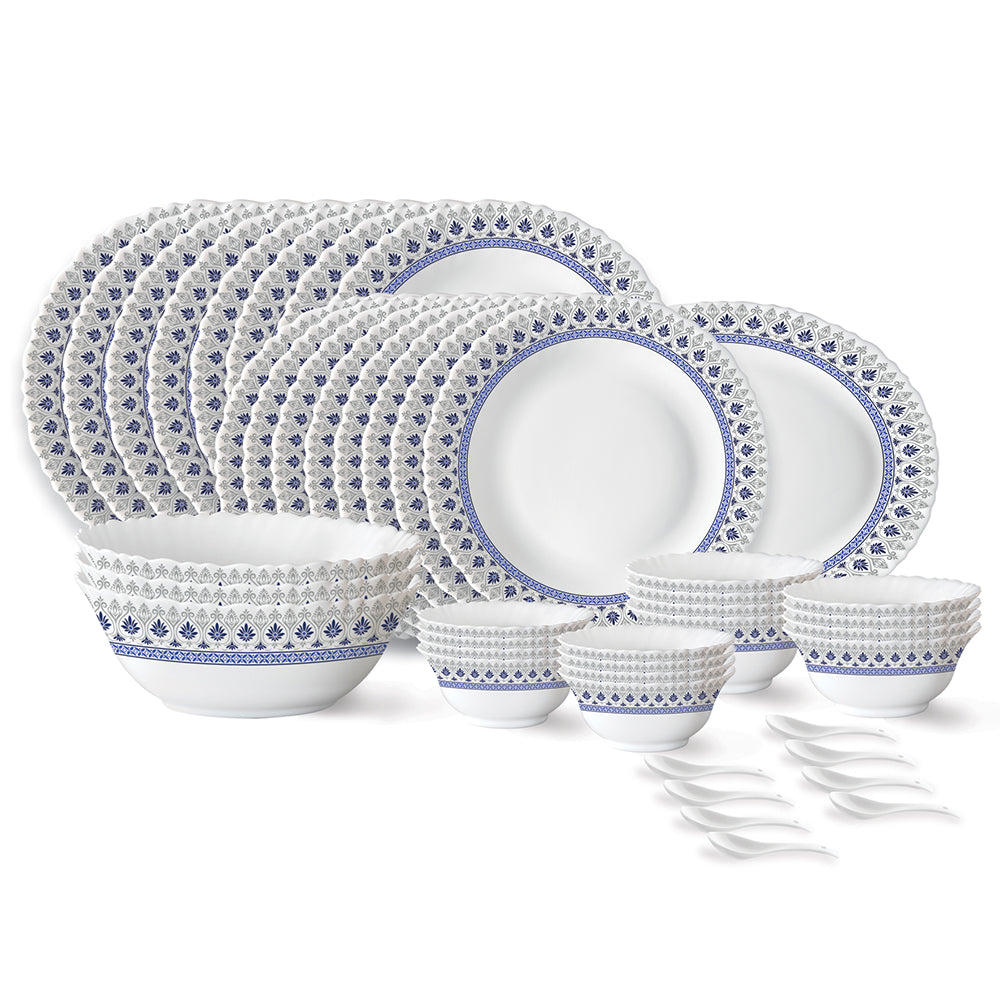 Larah by Borosil Ocean Dinner Set, 44 pc