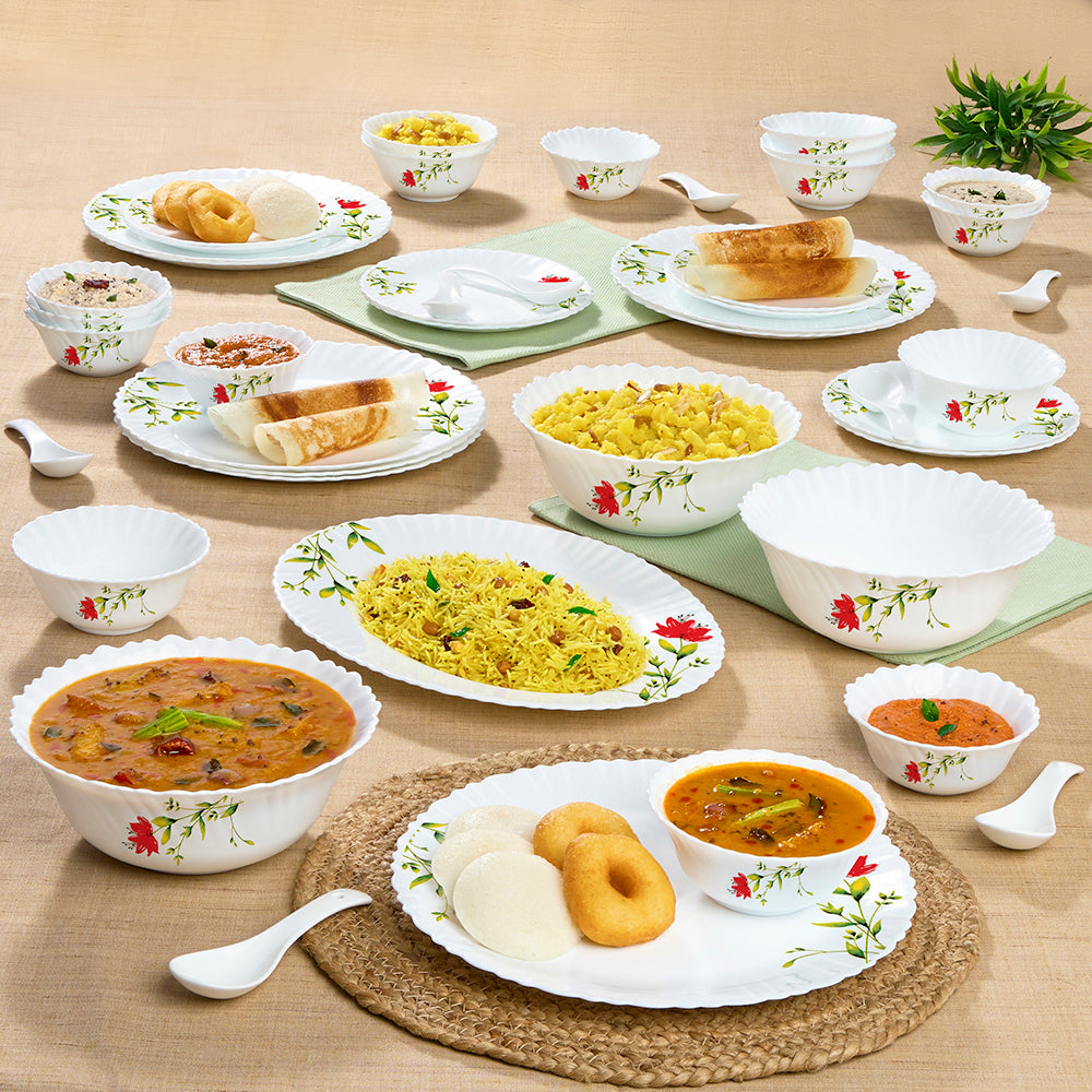 Larah by Borosil Oriental Dinner Set