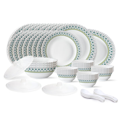 Larah by Borosil, Persia Dinner Set 44 pc Set: Serves 8