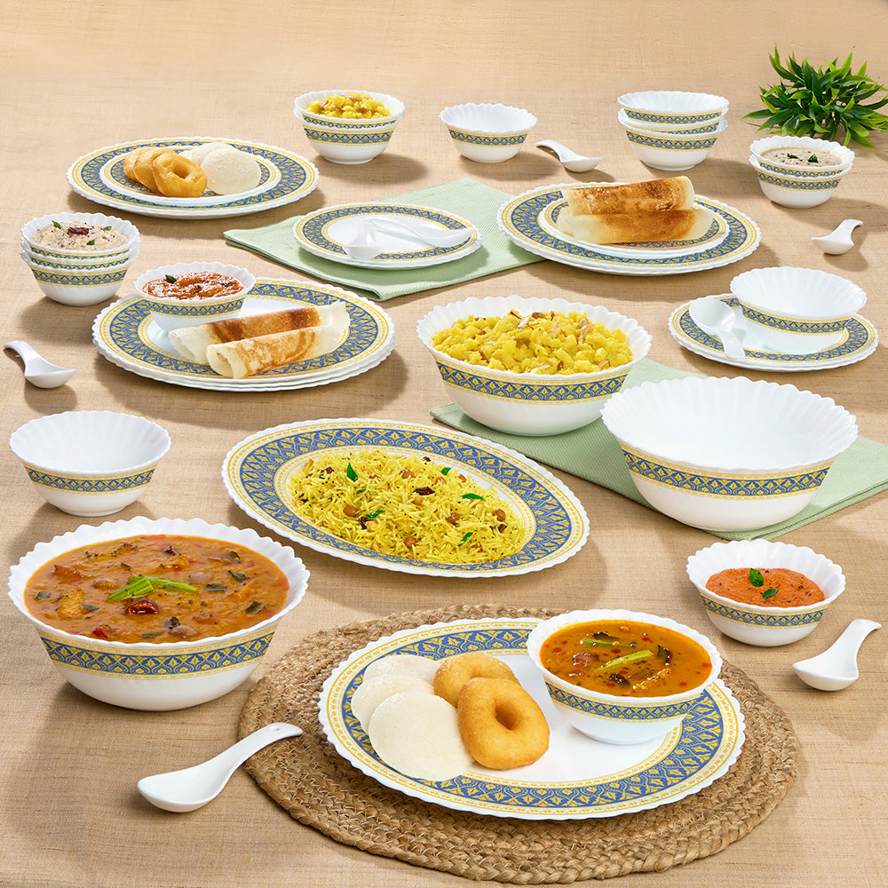 Larah by Borosil Regal Dinner Set