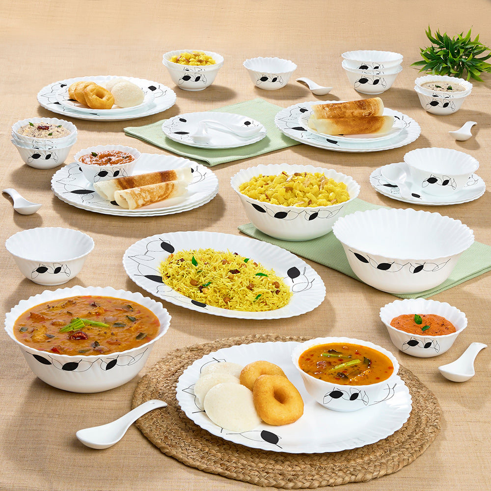 Larah by Borosil Shadow Dinner Set