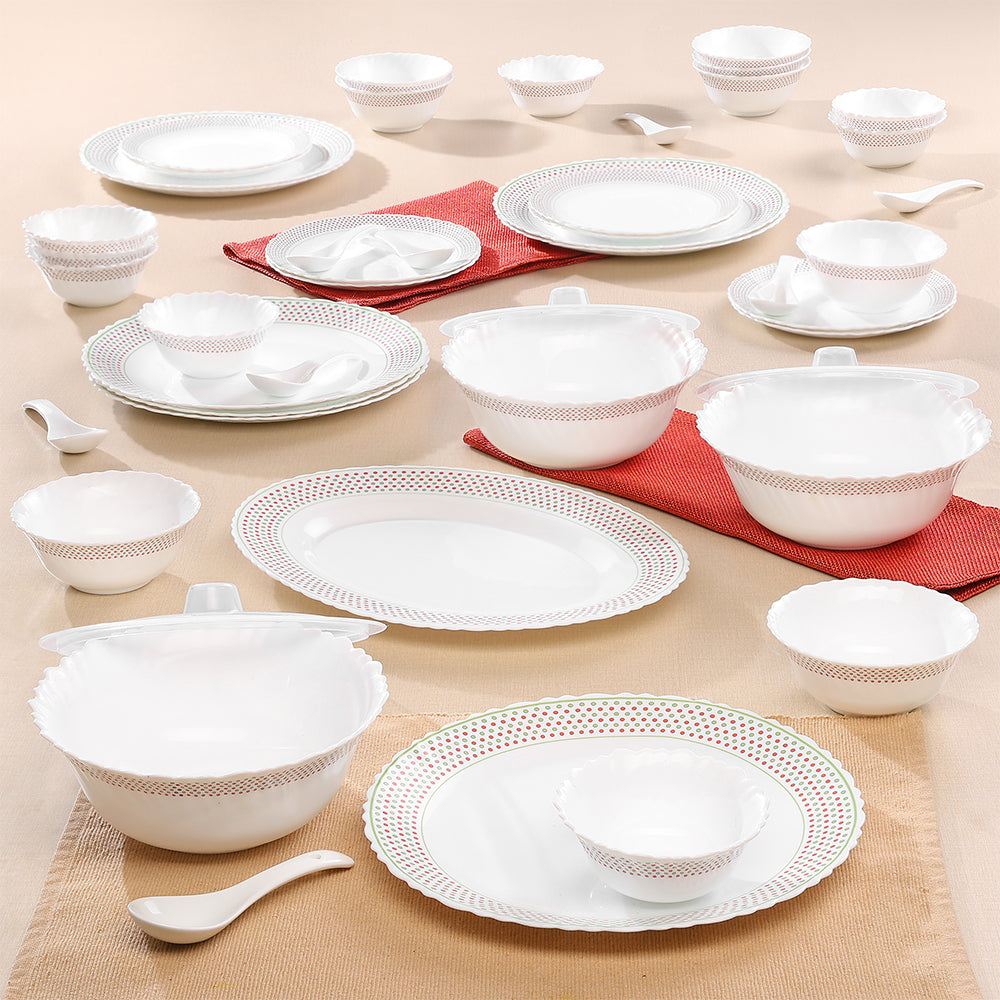 Larah by Borosil Waltz Dinner Set