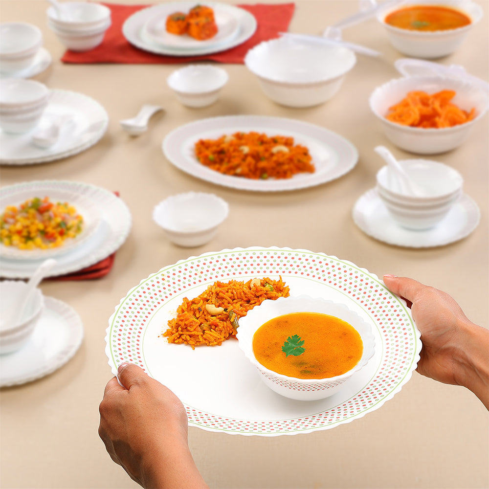 Larah by Borosil Waltz Dinner Set