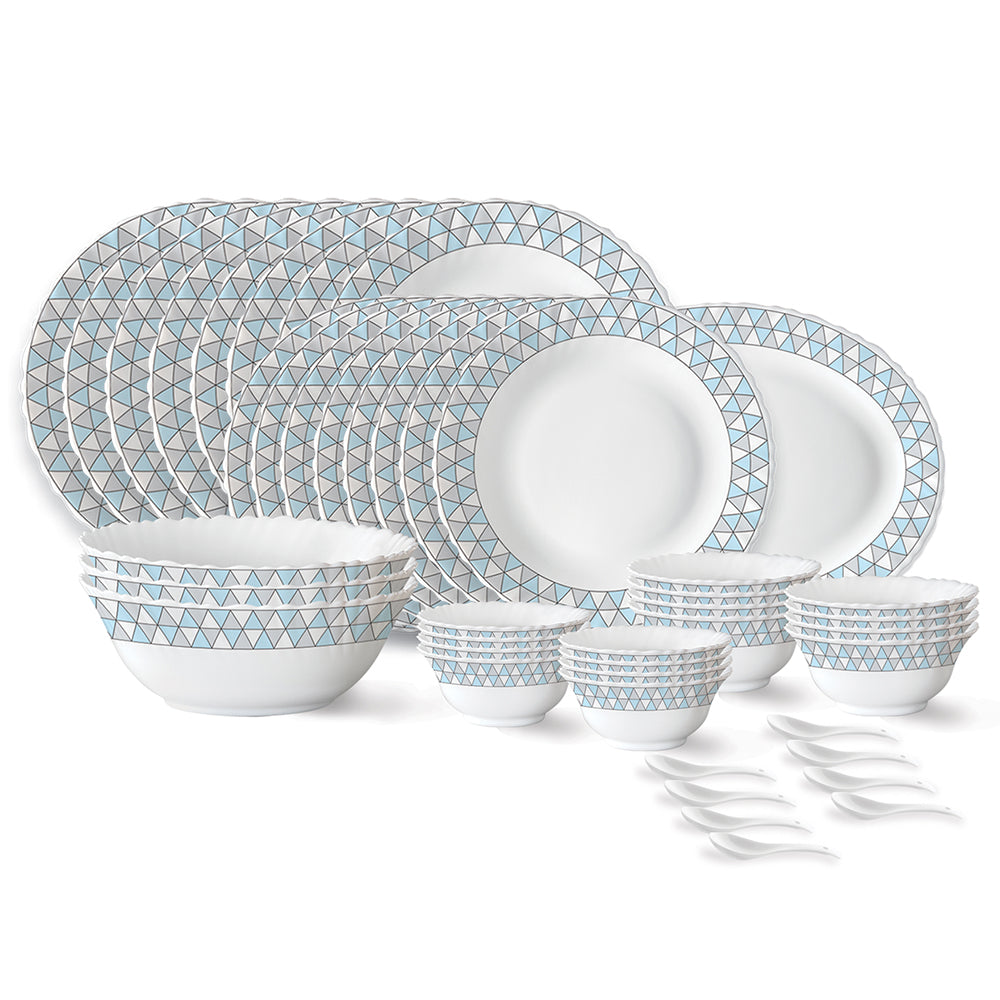 Larah by Borosil Weave Dinner Set