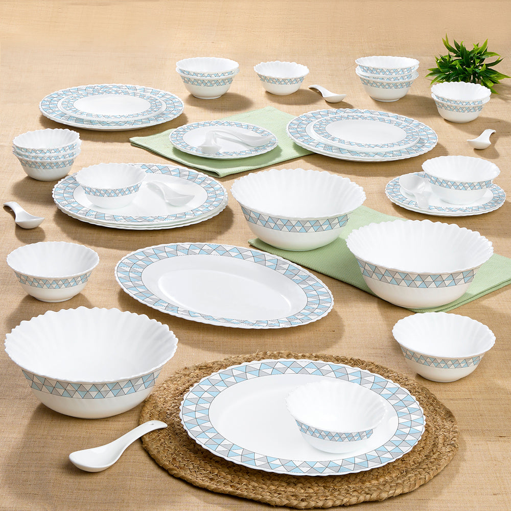 Larah by Borosil Weave Dinner Set