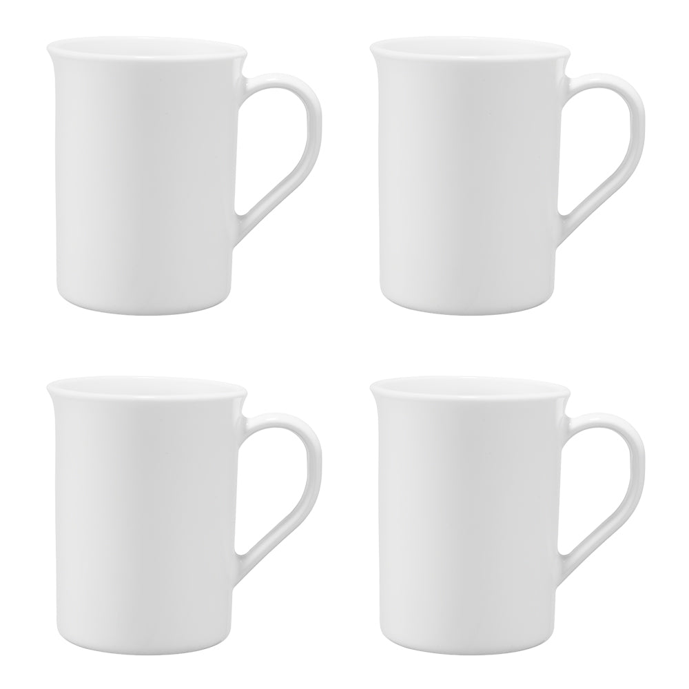 Larah Logo Opalware Mug Set
