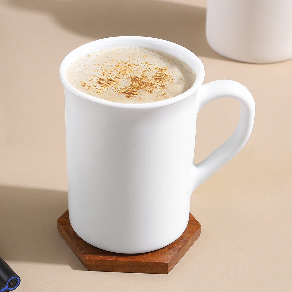 Larah Logo Opalware Mug Set