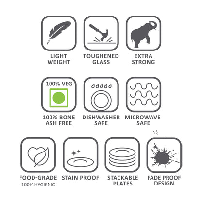 Larah Snow Mixing Bowl with Lid, Set of 2, 1L + 750ml