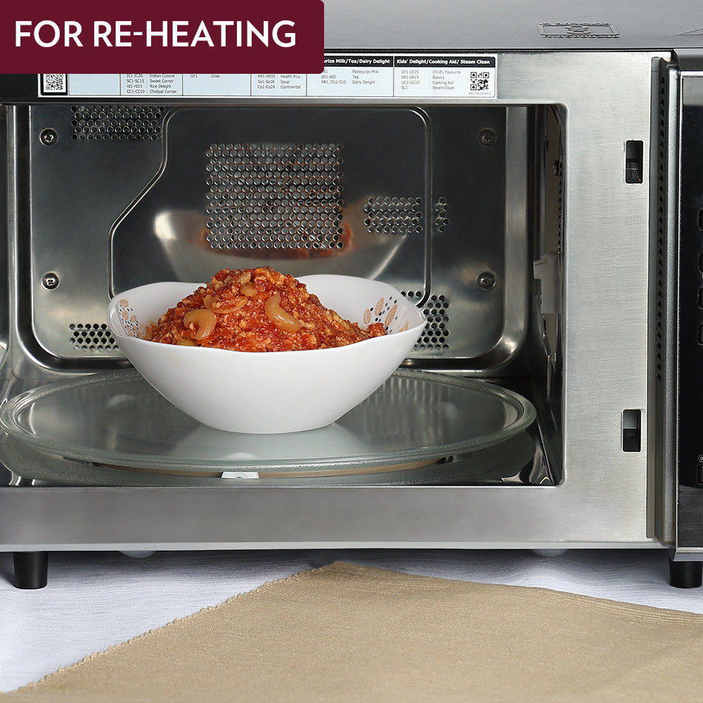 Larah by Borosil Caramel Pudding Set 5 pc Set (Square)