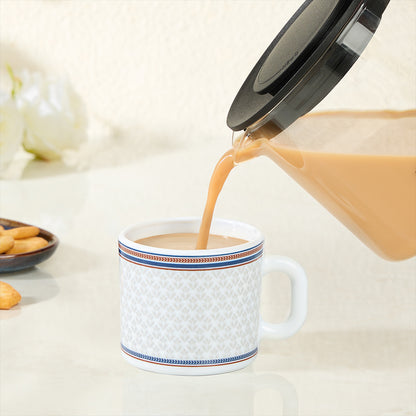 Larah By Borosil Starlight Mug Set, 100 ml 100 ml x 6